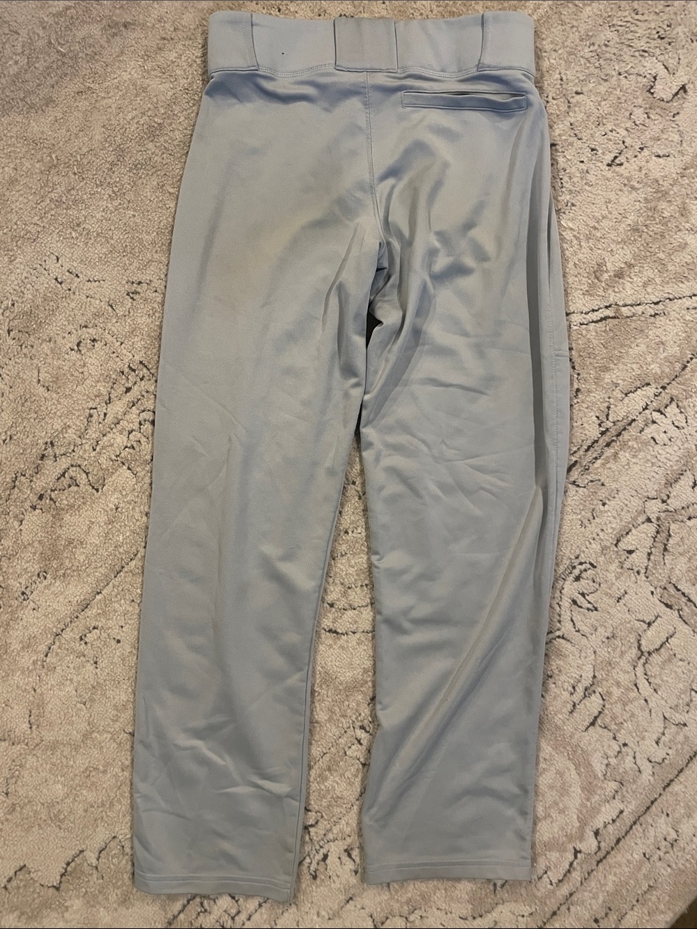 Nike Light Gray Baseball Pants with Black Swoosh - Picture 3 of 12